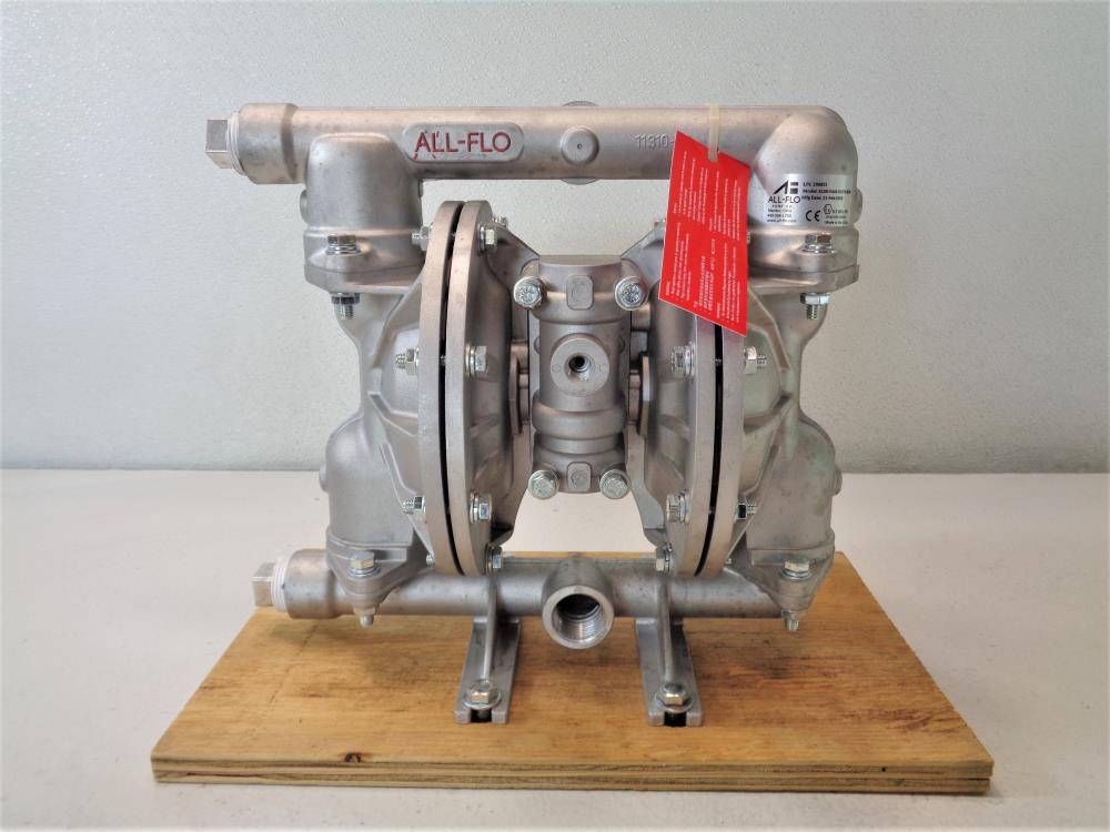 All-Flo Double Diaphragm Pump A100-NAA-GGPN-B30, 1"NPT, Aluminum